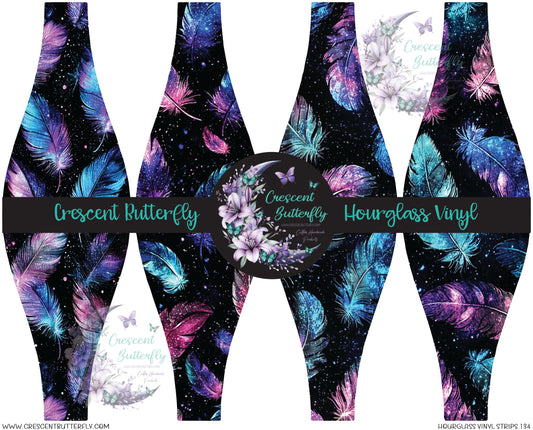 Hourglass Vinyl Strips 134 Printed Vinyl Sheet/Wrap