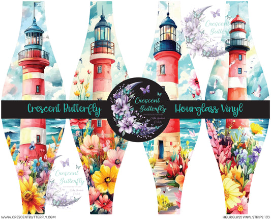 Hourglass Vinyl Strips 135 Printed Vinyl Sheet/Wrap