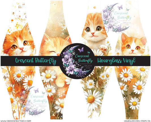 Hourglass Vinyl Strips 136 Printed Vinyl Sheet/Wrap