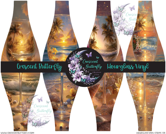 Hourglass Vinyl Strips 138 Printed Vinyl Sheet/Wrap