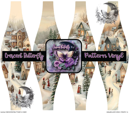 Hourglass Vinyl Strips 14 Printed Vinyl Sheet/Wrap