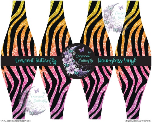 Hourglass Vinyl Strips 154 Printed Vinyl Sheet/Wrap