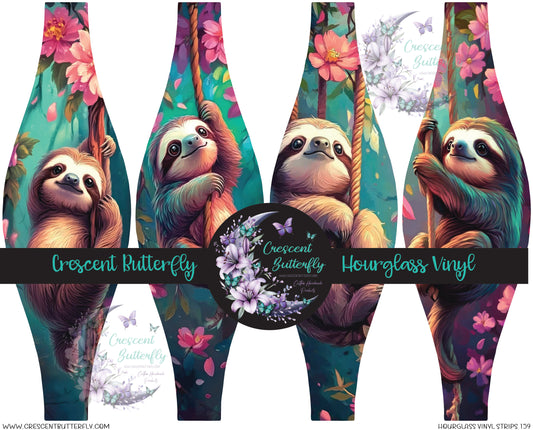 Hourglass Vinyl Strips 159 Printed Vinyl Sheet/Wrap