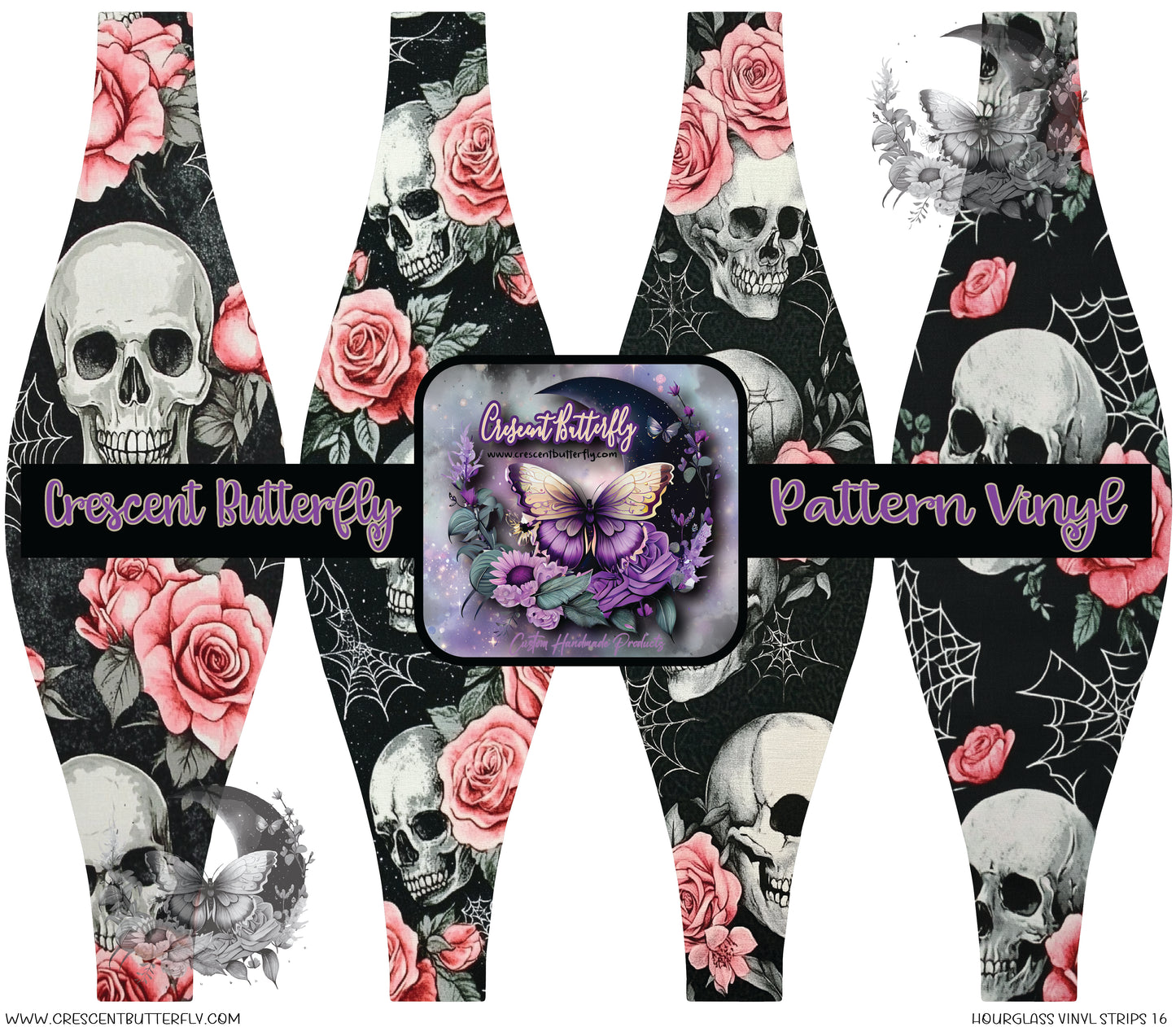 Hourglass Vinyl Strips 16 Printed Vinyl Sheet/Wrap