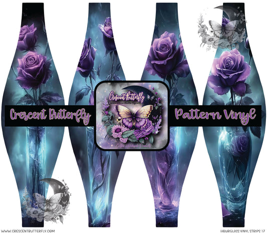 Hourglass Vinyl Strips 17 Printed Vinyl Sheet/Wrap