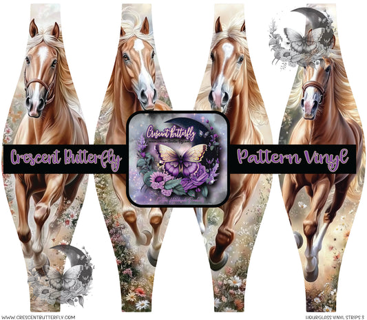 Hourglass Vinyl Strips 3 Printed Vinyl Sheet/Wrap