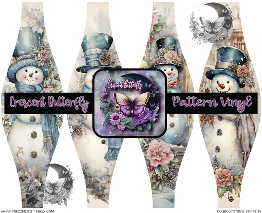 Hourglass Vinyl Strips 34 Printed Vinyl Sheet/Wrap