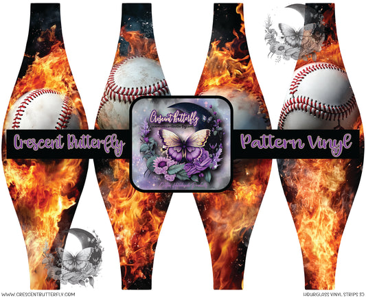 Hourglass Vinyl Strips 35 Printed Vinyl Sheet/Wrap