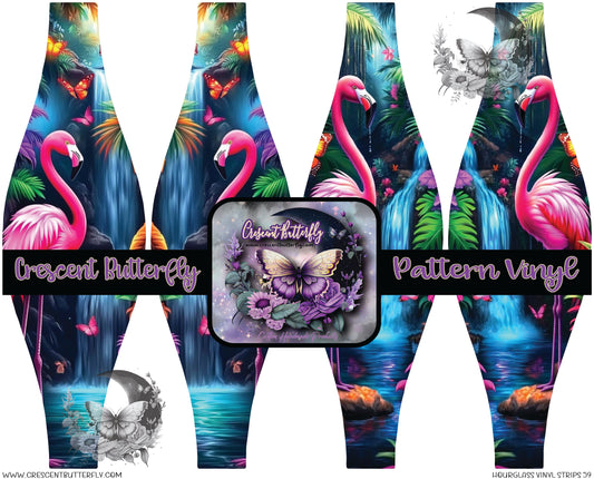 Hourglass Vinyl Strips 59 Printed Vinyl Sheet/Wrap