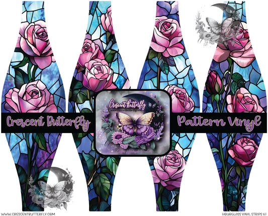 Hourglass Vinyl Strips 61 Printed Vinyl Sheet/Wrap