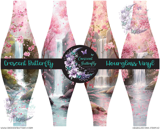 Hourglass Vinyl Strips 62 Printed Vinyl Sheet/Wrap