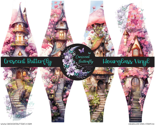 Hourglass Vinyl Strips 64 Printed Vinyl Sheet/Wrap