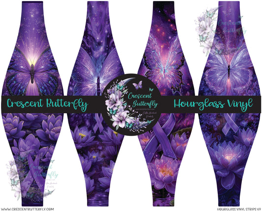 Hourglass Vinyl Strips 69 Printed Vinyl Sheet/Wrap