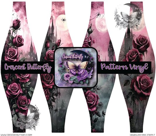 Hourglass Vinyl Strips 7 Printed Vinyl Sheet/Wrap