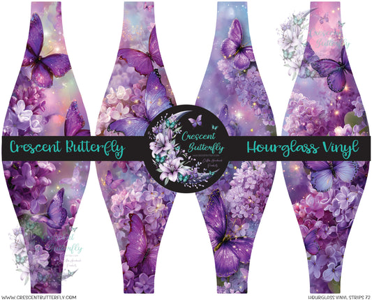 Hourglass Vinyl Strips 72 Printed Vinyl Sheet/Wrap