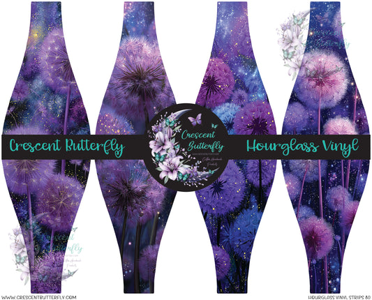 Hourglass Vinyl Strips 80 Printed Vinyl Sheet/Wrap