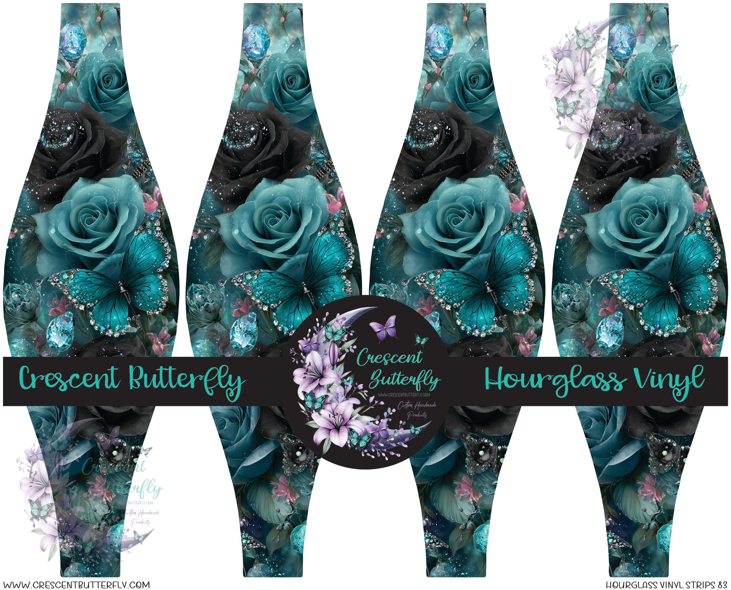 Hourglass Vinyl Strips 83 Printed Vinyl Sheet/Wrap