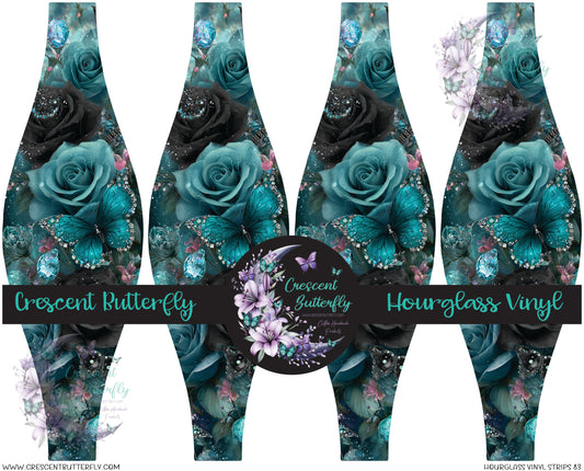 Hourglass Vinyl Strips 83 Printed Vinyl Sheet/Wrap