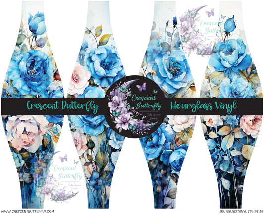 Hourglass Vinyl Strips 88 Printed Vinyl Sheet/Wrap