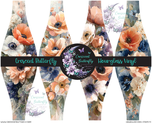 Hourglass Vinyl Strips 91 Printed Vinyl Sheet/Wrap