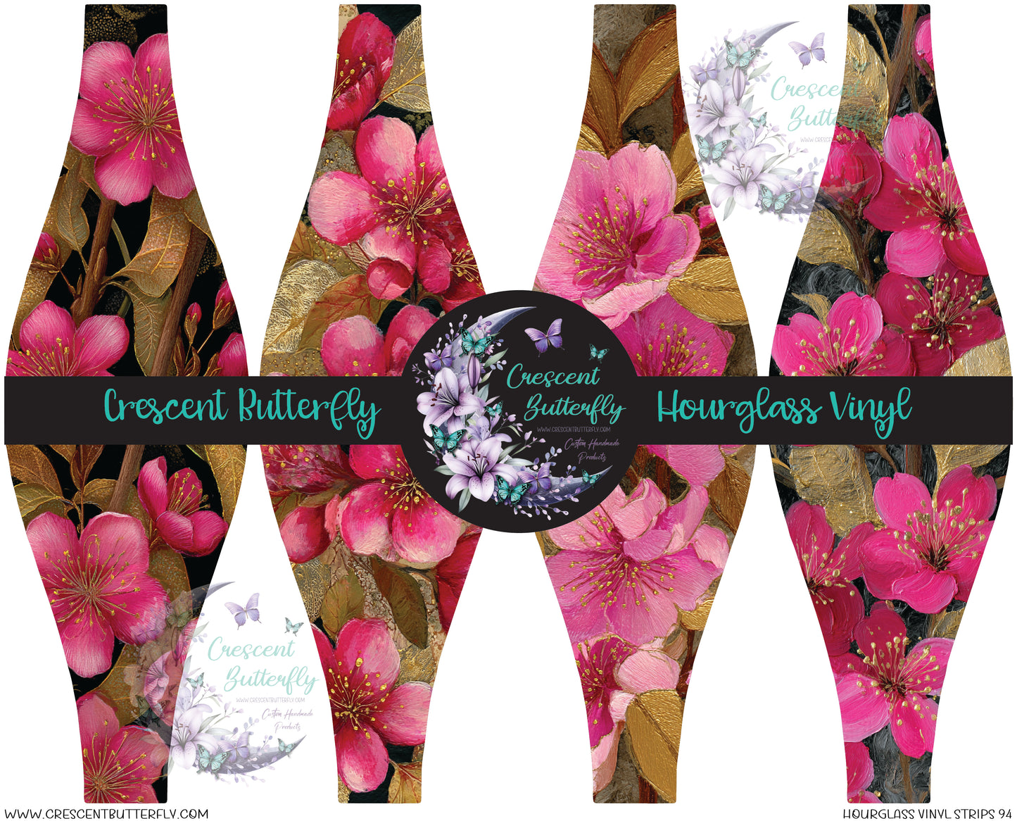 Hourglass Vinyl Strips 94 Printed Vinyl Sheet/Wrap