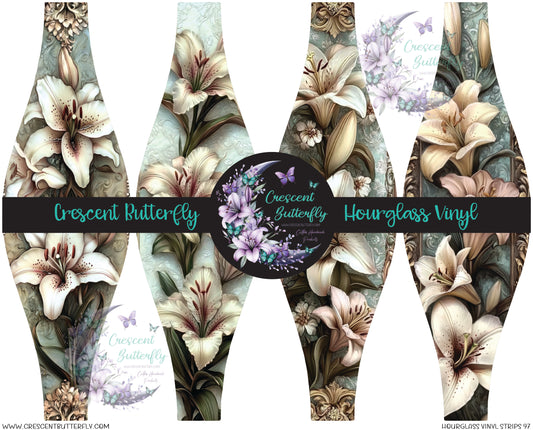 Hourglass Vinyl Strips 97 Printed Vinyl Sheet/Wrap