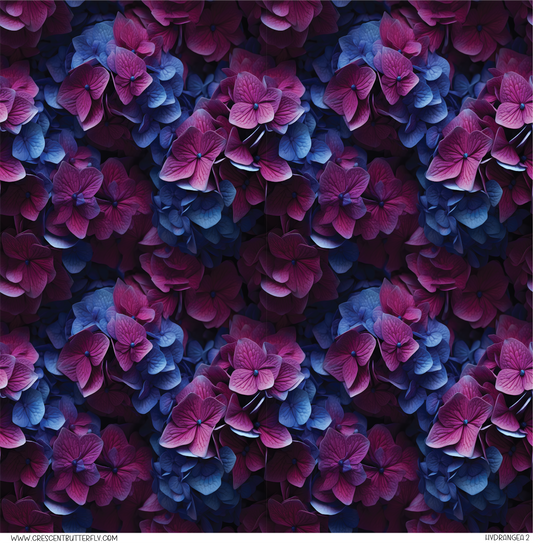 Hydrangea 2 Printed Vinyl Sheet/Wrap