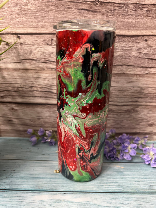 RTS #67 -Poison Apple 20oz Skinny Tumbler-Pre Made-RTS