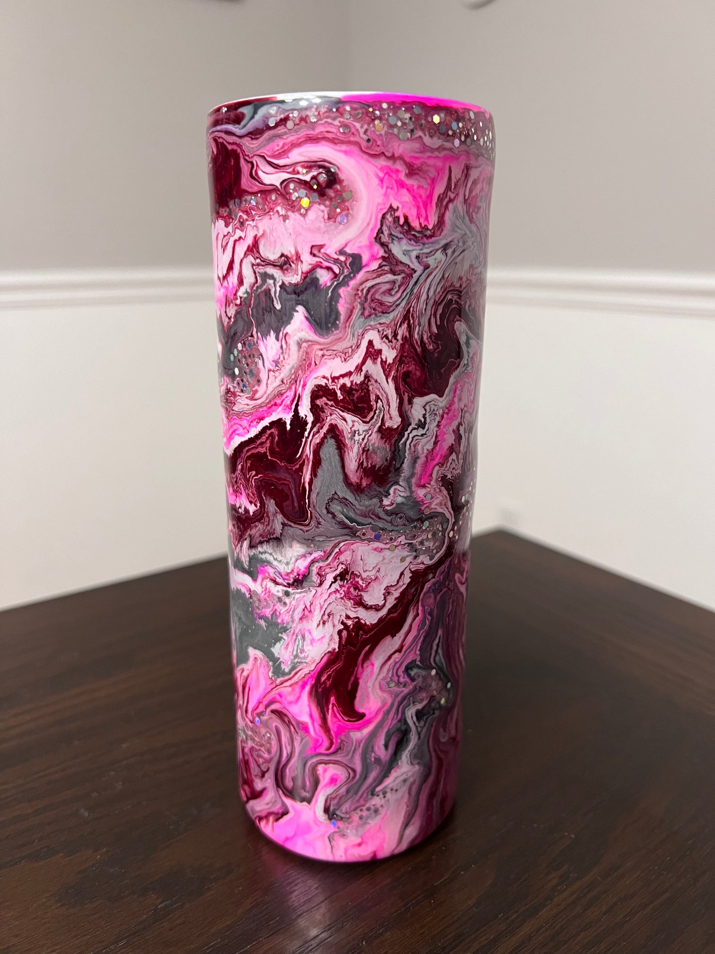 RTS #14 Red Velvet 20oz Skinny Tumbler-Pre Made-RTS