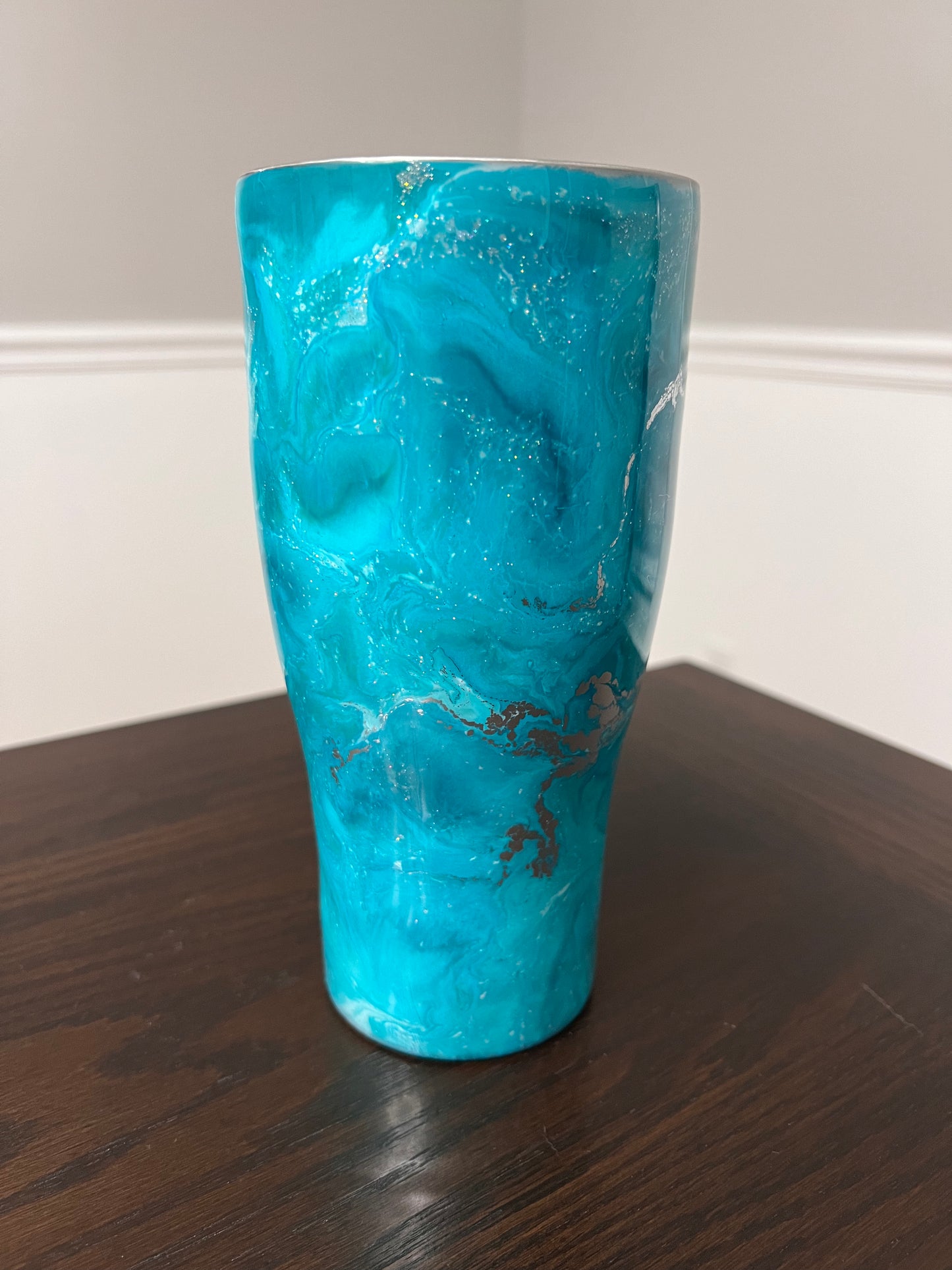 RTS #44 Tide Pools -24oz Curve Tumbler-Pre Made-RTS