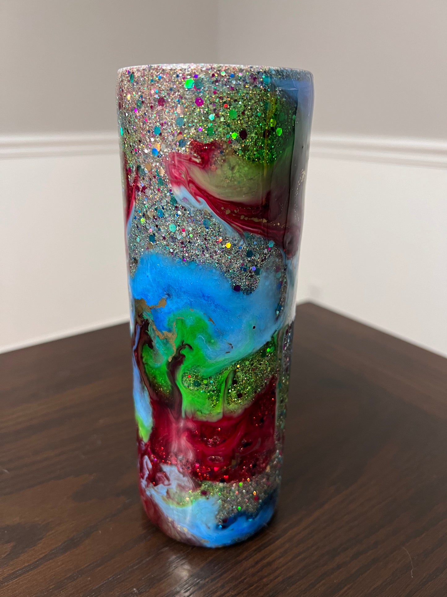 Glitter #2 Variety Mix Glitter-20oz Skinny Tumbler-Pre Made