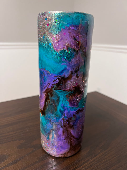 Glitter #6 Variety Mix Glitter-20oz Skinny Tumbler-Pre Made