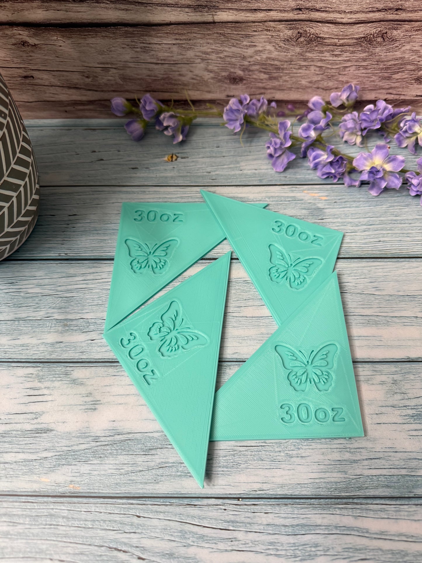 Fat Diamond 3D Printed Vinyl Template Set