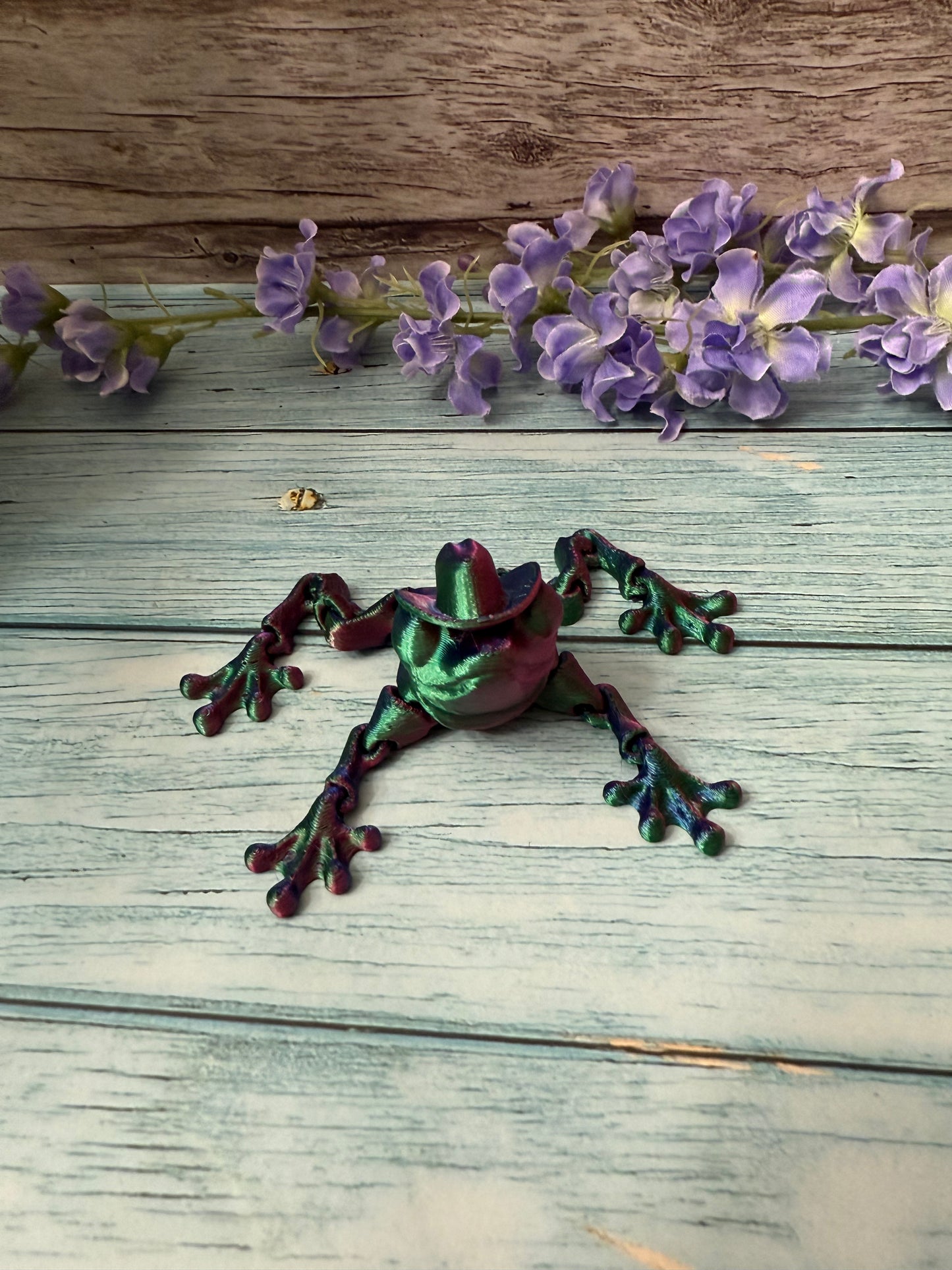 3D Printed Articulated Cowboy Frog