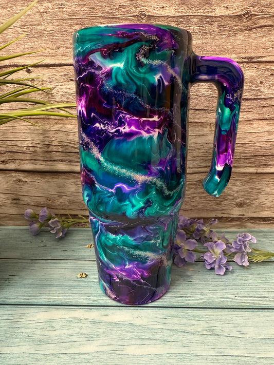 RTS #87 You Had Me At Teal-30oz Grippy Tumbler-Pre Made-RTS