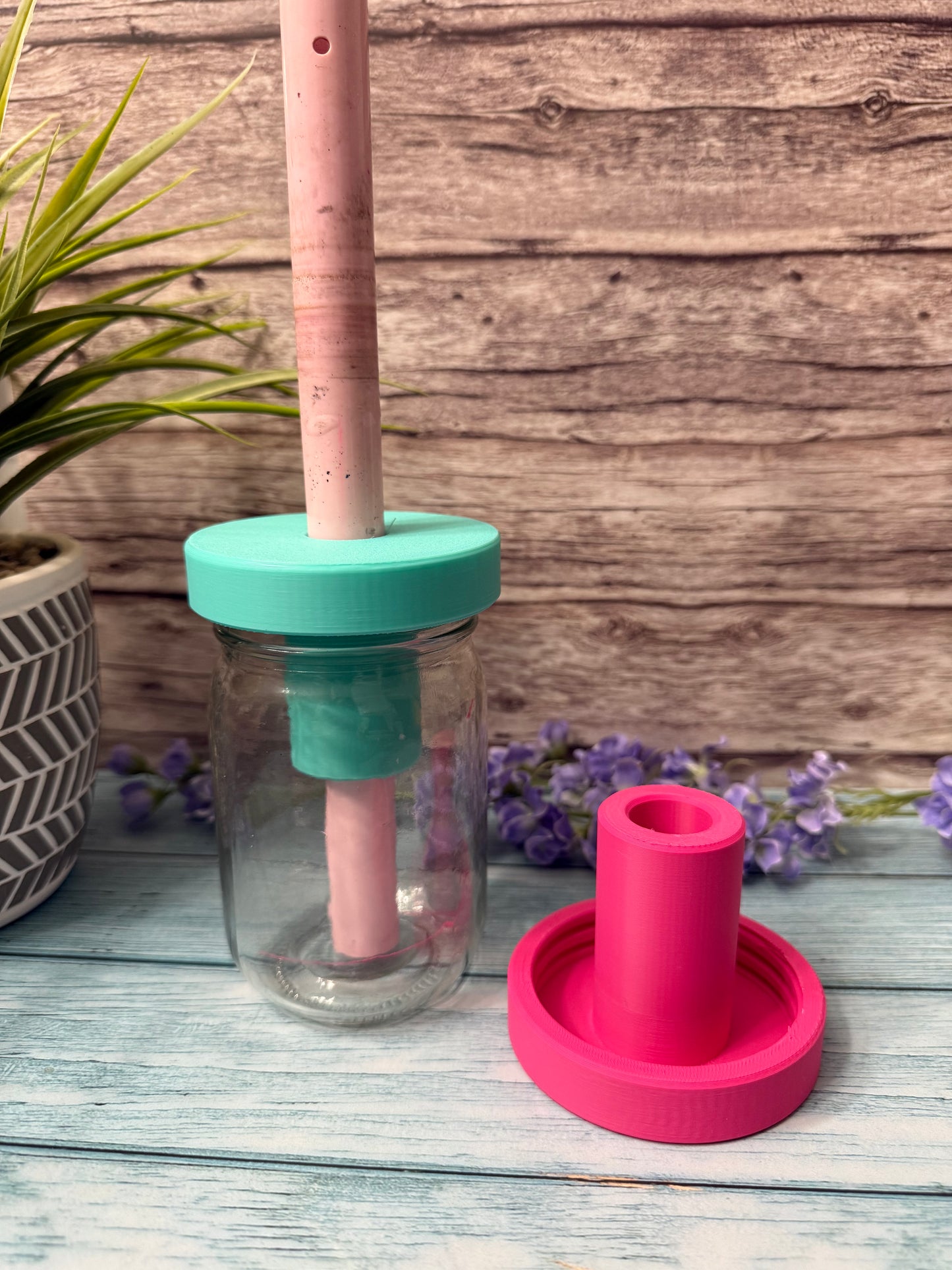 3D Printed Reg Mouth Mason Jar Turner Attachment