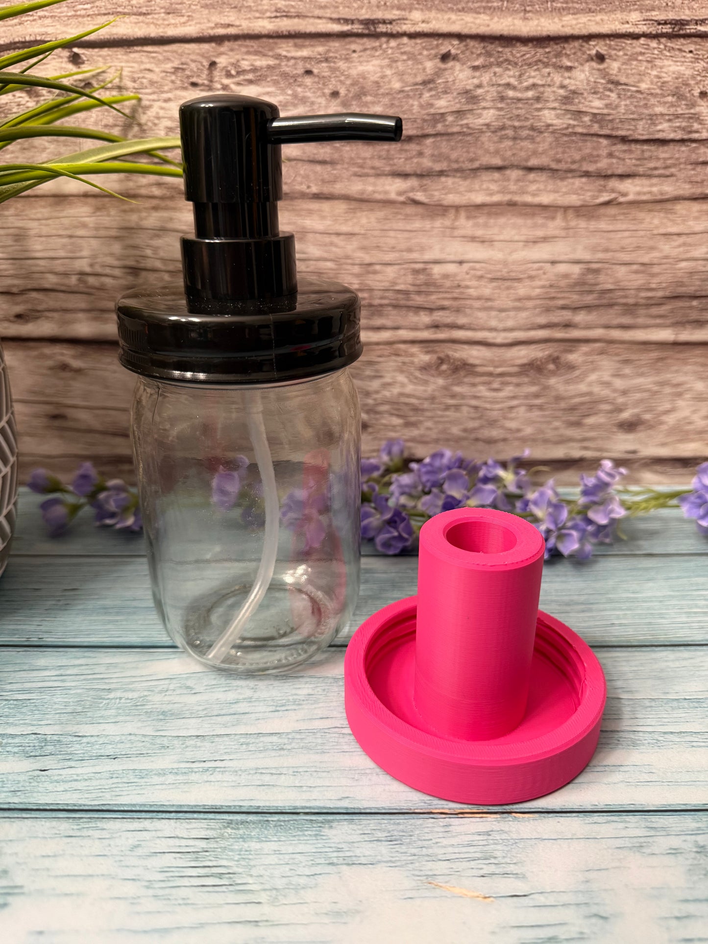 3D Printed Reg Mouth Mason Jar Turner Attachment