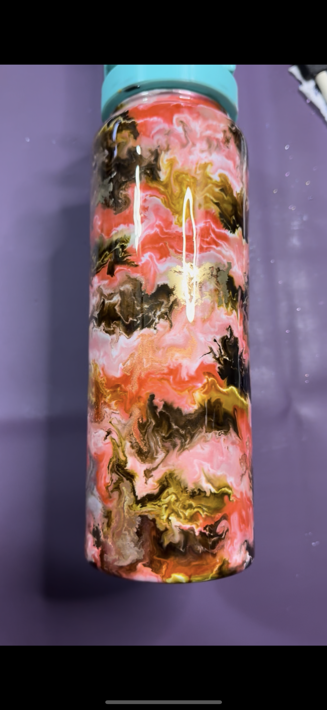 Pink Cowgirl Handmade Custom Epoxy Tumbler