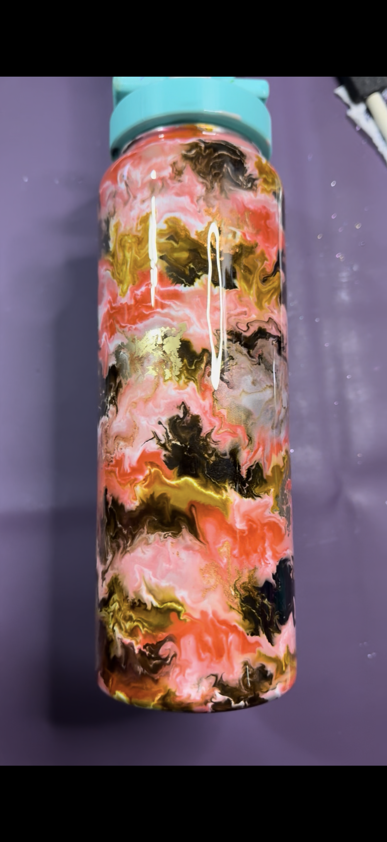 Pink Cowgirl Handmade Custom Epoxy Tumbler