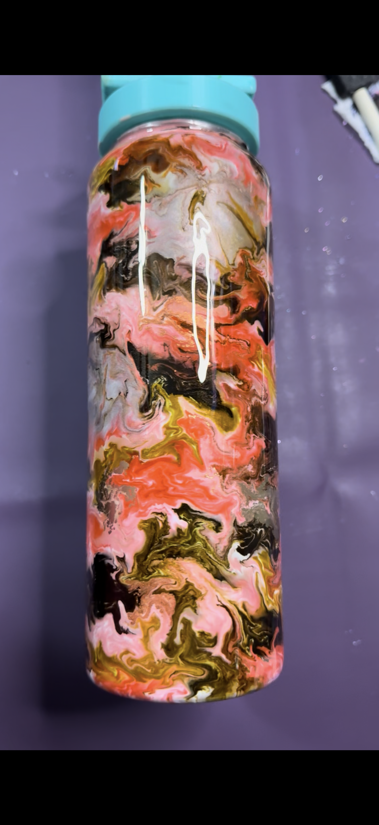 Pink Cowgirl Handmade Custom Epoxy Tumbler