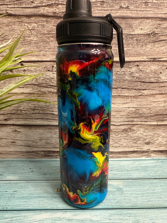 Hawaiian Vibes Handmade Custom Epoxy Tumbler