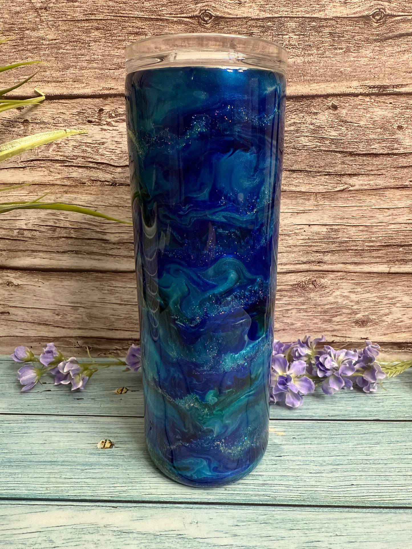 Blue Magic Handmade Custom Epoxy Tumbler