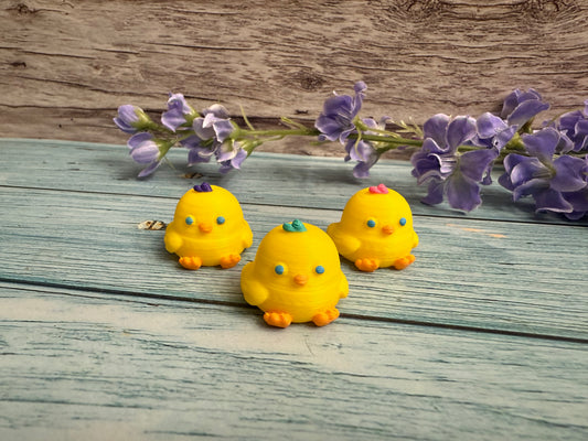 3D Printed Cute Little Chicks 3Pk