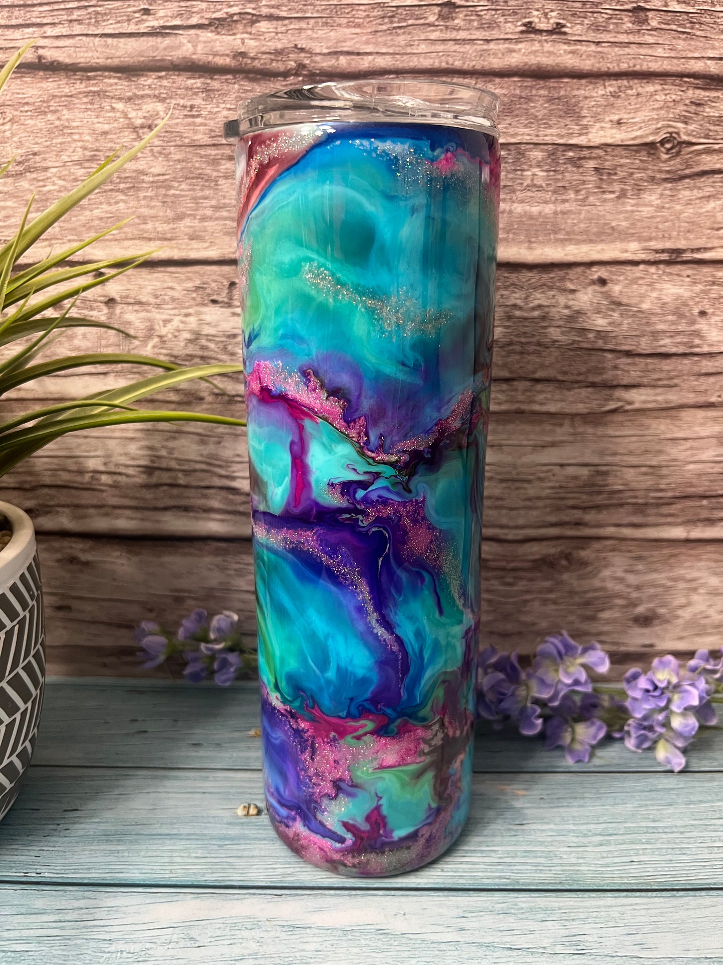 Ocean Pixie Tricks Handmade Custom Epoxy Tumbler