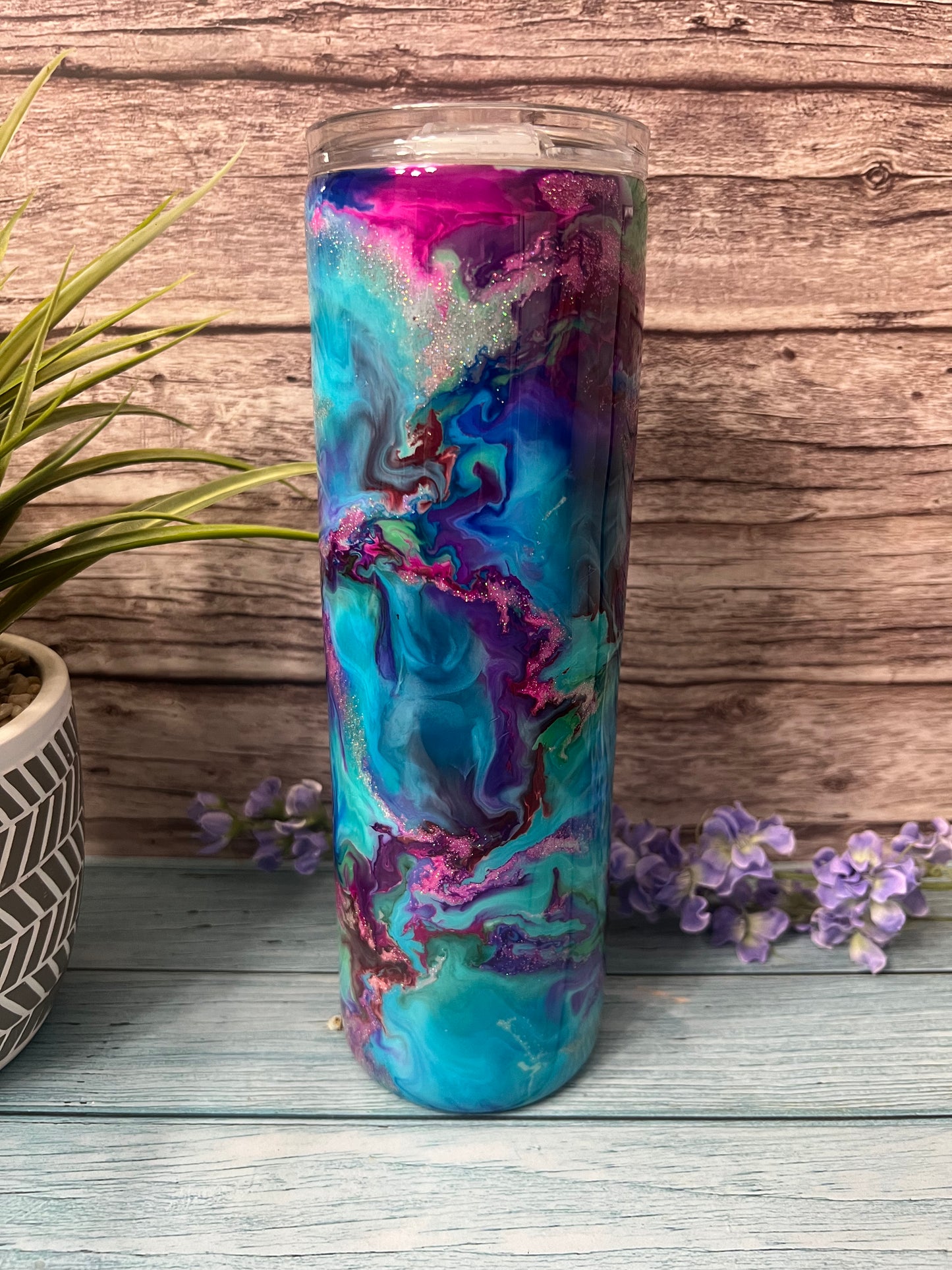 Ocean Pixie Tricks Handmade Custom Epoxy Tumbler