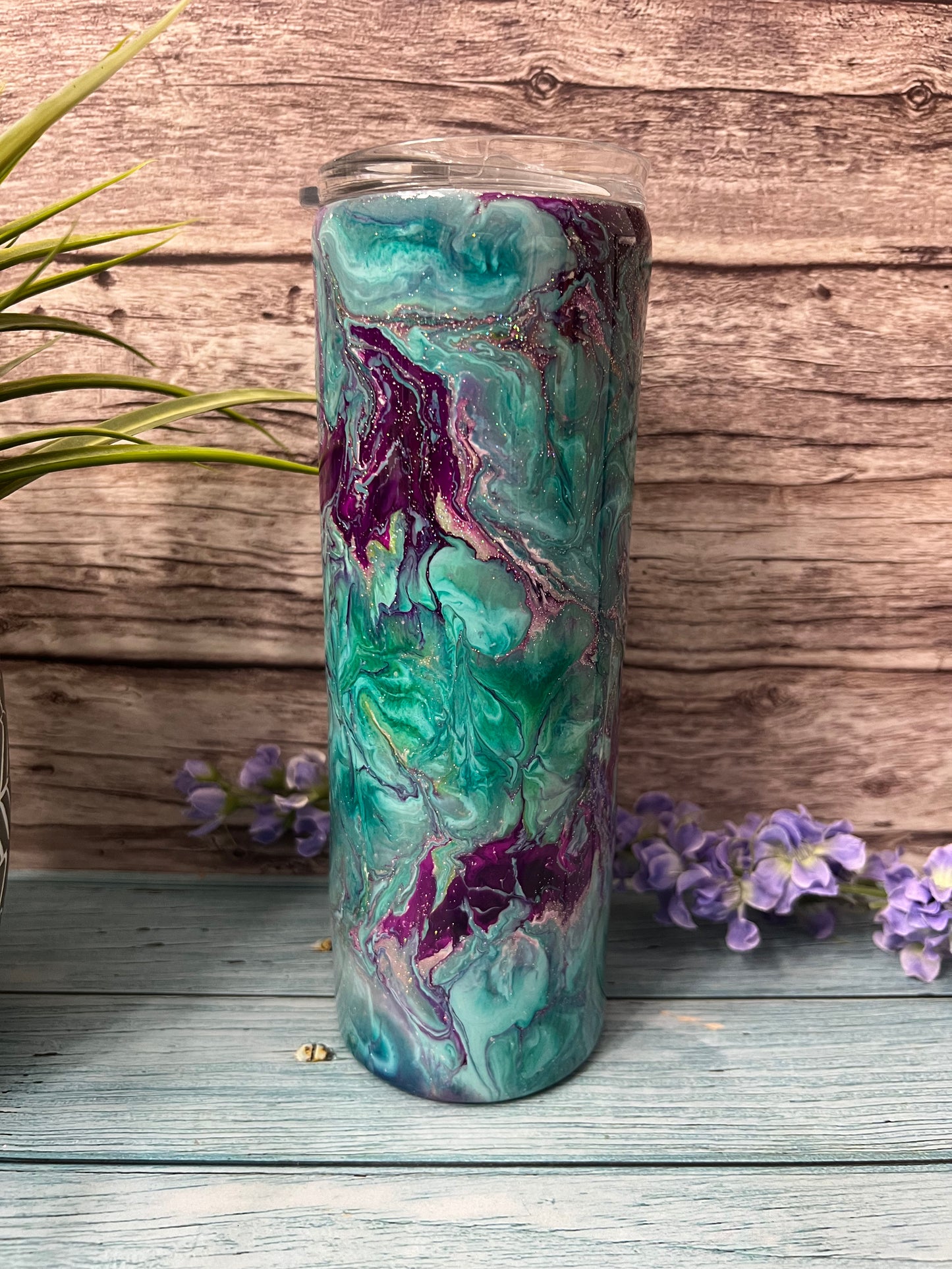 RTS #58 -20oz Skinny Tumbler-Happy Accident -Pre Made-RTS