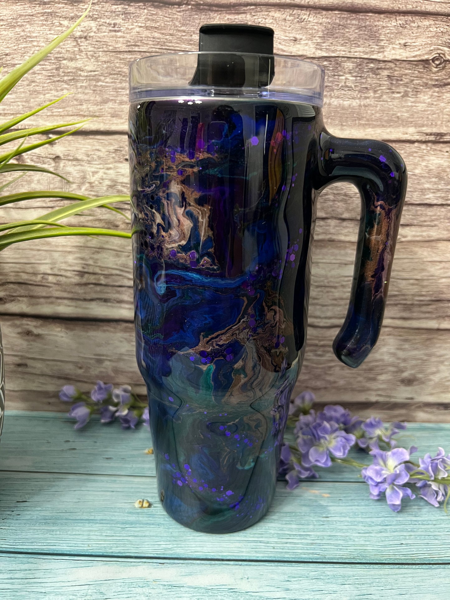 Scattered Dreams Handmade Custom Epoxy Tumbler