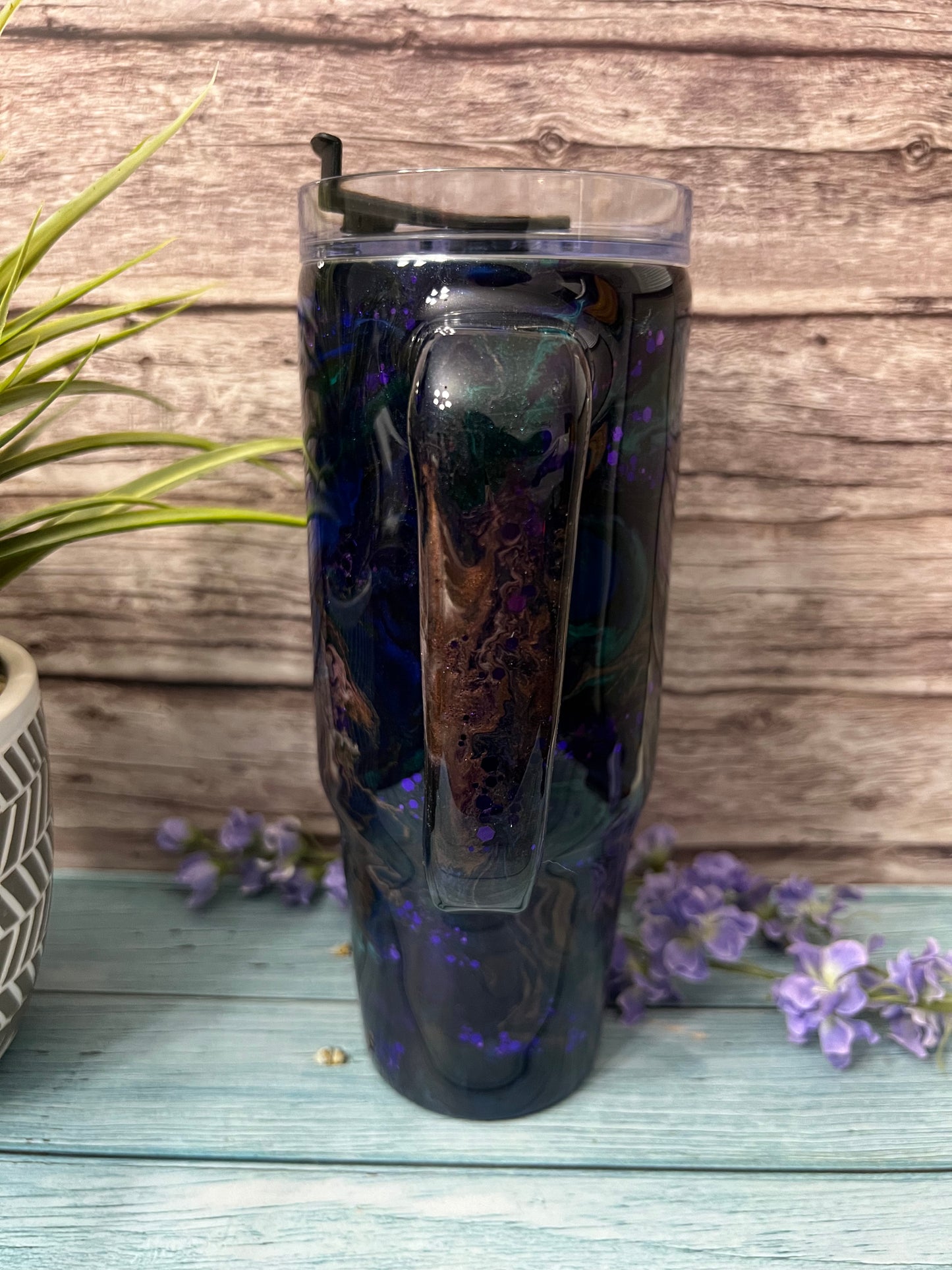 Scattered Dreams Handmade Custom Epoxy Tumbler