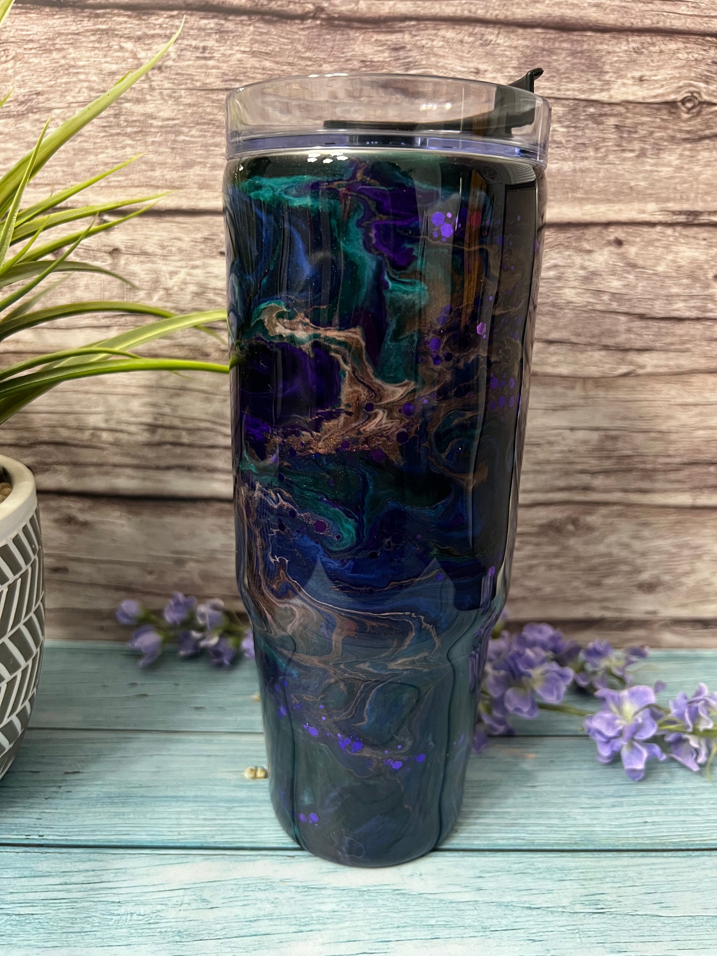 Scattered Dreams Handmade Custom Epoxy Tumbler