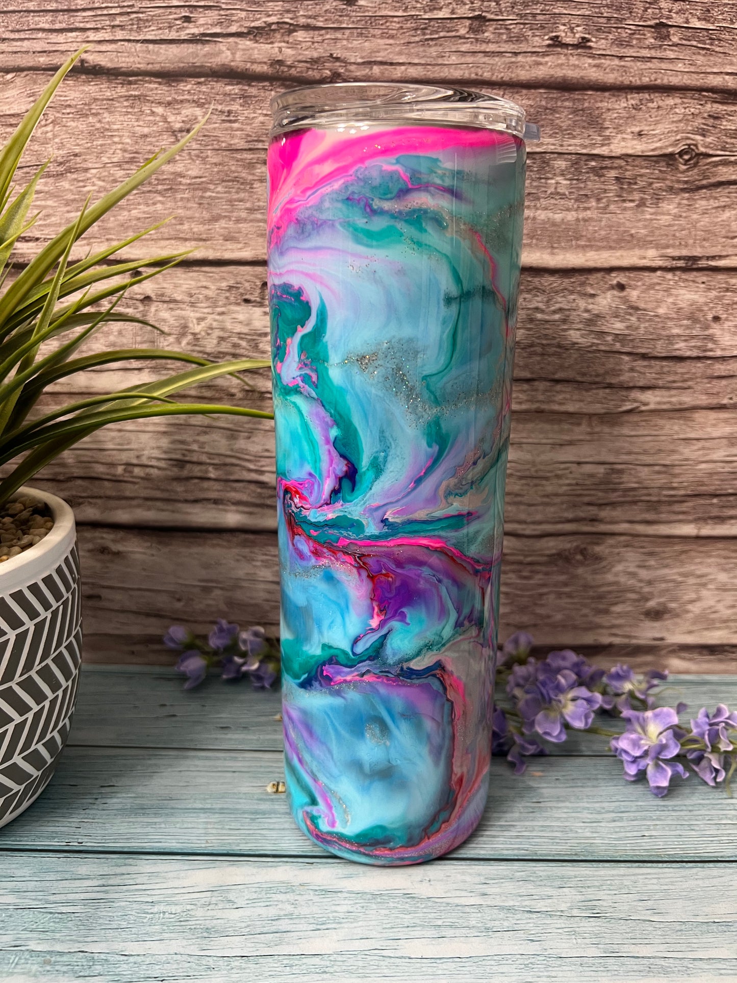 Under The Sea Handmade Custom Epoxy Tumbler